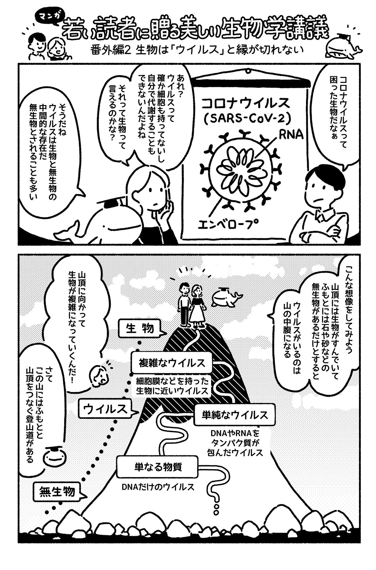 マンガでわかる「生物」も「ウイルス」も進化する