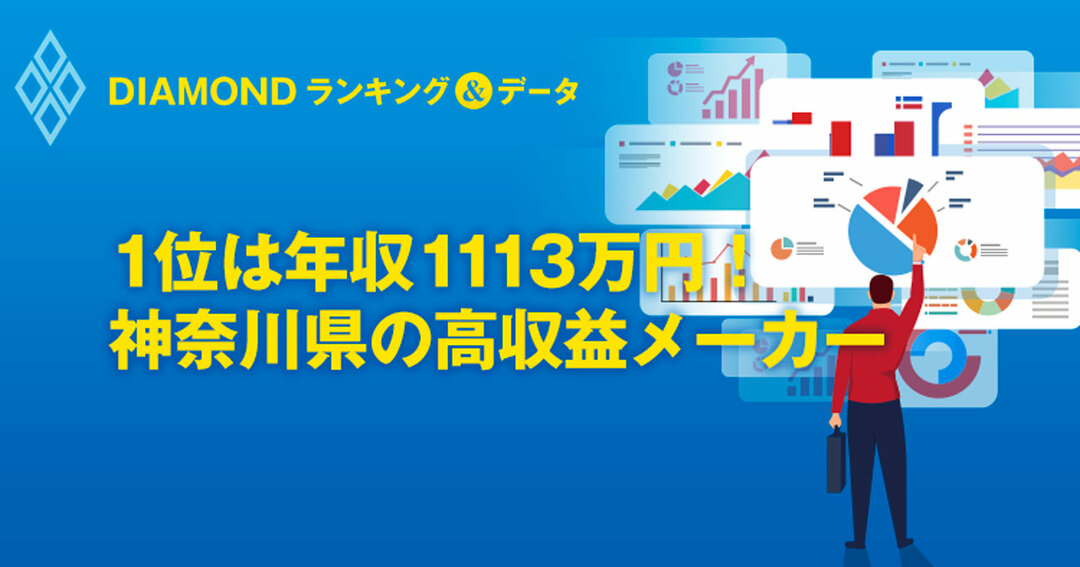 1位は年収1113万円!神奈川県の高収益メーカー