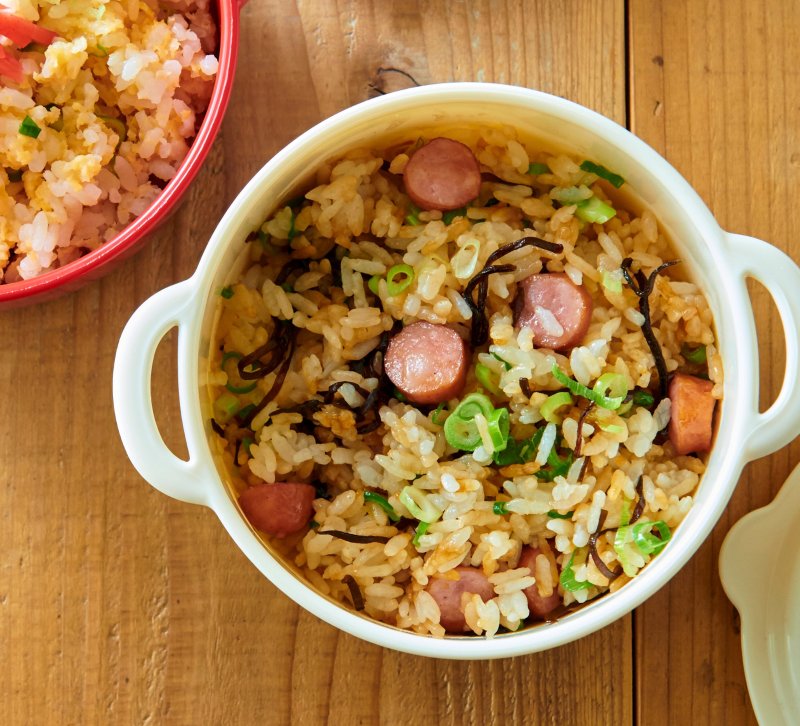 塩コンバターの炒飯