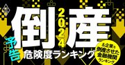 倒産危険度ランキング2024、上場472社が危険水域！「企業を倒産させた金融機関ランキング」も初公開