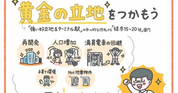 将来的に絶対に値段が上がる「黄金の立地」の5条件とは?