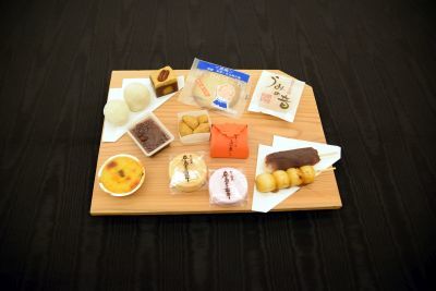 前夜祭で展示されていた棋士の「おやつ」