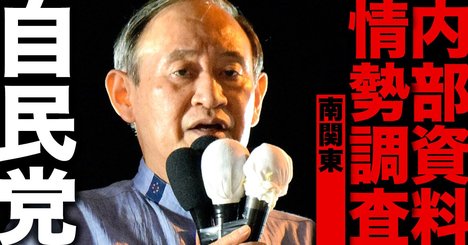 衆院選・全選挙区の当落を予想した自民党「内部資料」を公開【南関東編】