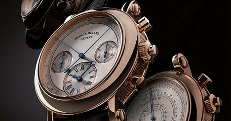フランクミュラー代表作復刻版は一見の価値、裏面にも文字盤で700万円超え