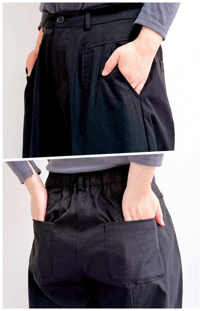 毎日のコーデに手放せない!しまむらの「細見えワイドパンツ」オシャレに体型カバーできて天才!《購入レビュー》