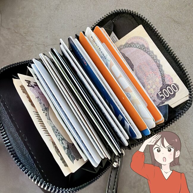 【しまむら】小銭とカードがたっぷり入って感動！1639円の「ガバッとひらくミニ財布」お会計がスムーズになった！《購入レビュー》