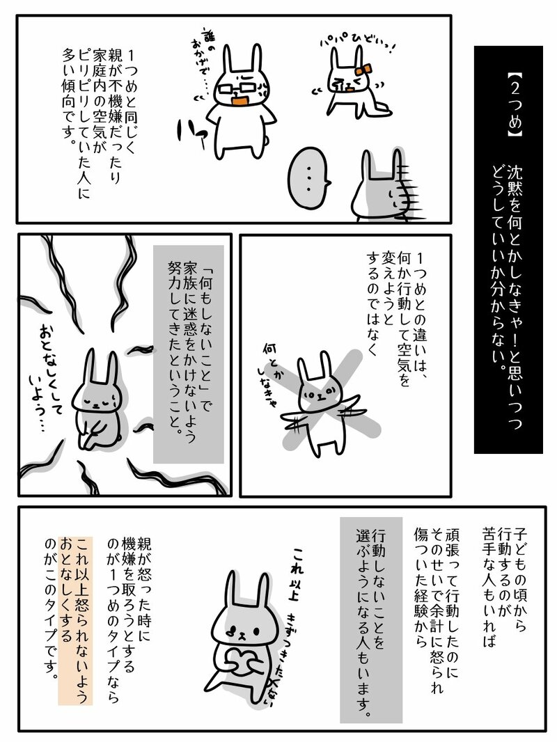 【まんが】沈黙に耐えられますか？ あなたの過去の親子関係の影響がわかる「相手が沈黙した時」の3つの行動パターン＜心理カウンセラーが教える＞
