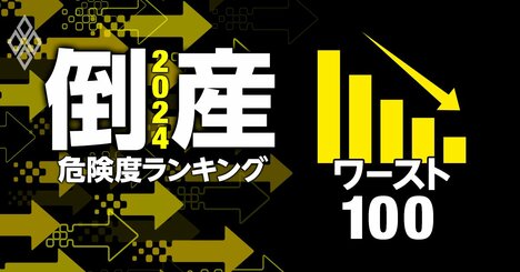 倒産危険度ランキング2024【全業種ワースト100】12月倒産のプロルート丸光が14位、1位は？