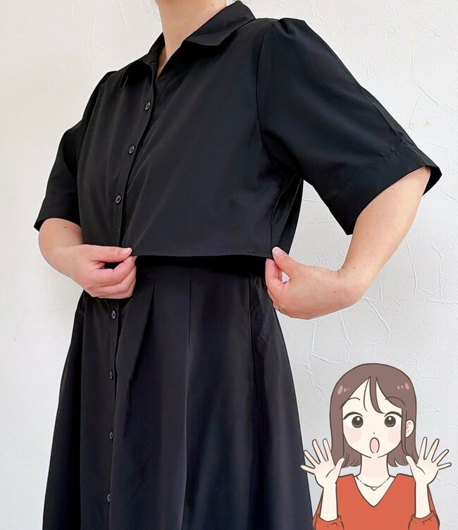 「求めていたワンピはこれだ！」ハニーズで“理想すぎるワンピース”を見つけた…！「服選びの悩みを全て解決」「なかなかない、かわいいデザイン」