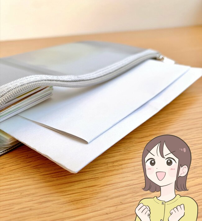 おくすり手帳と診察券がすっぽり!セリアで見つけた“無印みたいなケース”2色買いして正解でした!《購入レビュー》