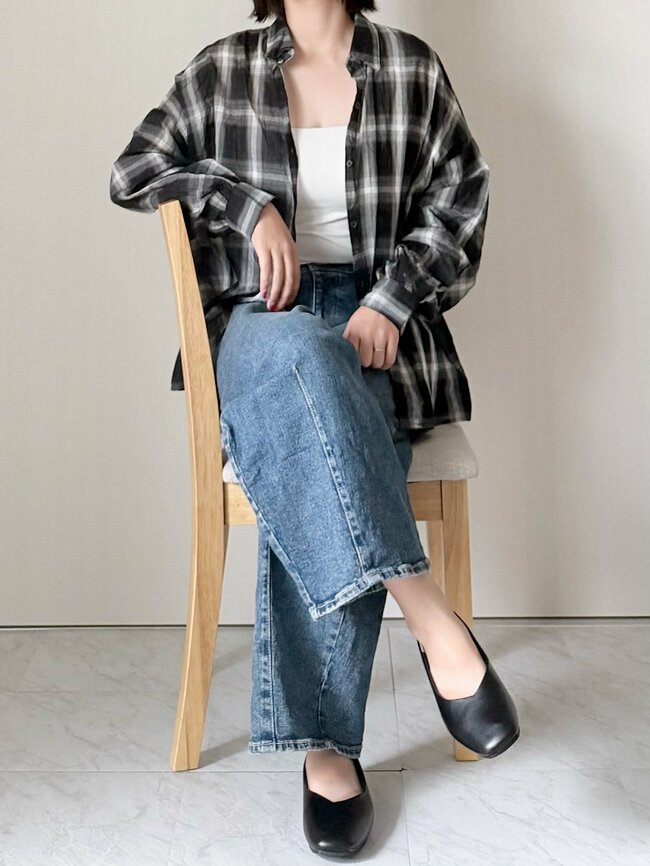 ぽわんとしたフォルムが可愛い！しまむらの「楽ちん美脚パンツ」好きすぎて毎日はきたくなる！《購入レビュー》