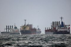 ウクライナ、トルコに貨物船拿捕を要請　国内で盗まれた穀物輸送か