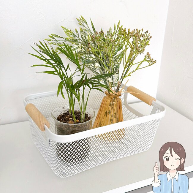 リビングがスッキリ片付いた…！ニトリの“おしゃれ収納バスケット”全部屋に置きたいくらい優秀！「家のいたるところで使ってます」「もう一個購入したい」《購入レビュー》
