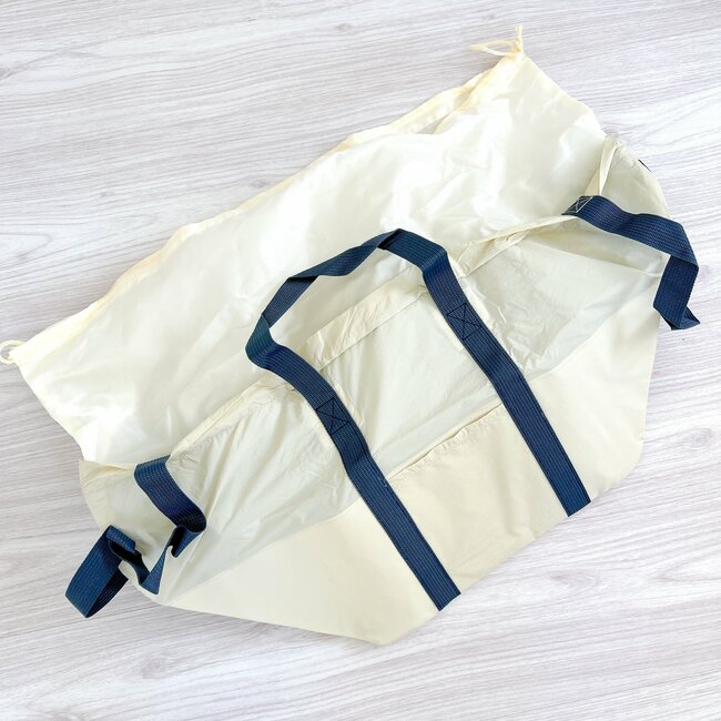 「セルフレジに最適」ガバっと開いて使いやすい！3COINSの“大容量エコバッグ”カゴいっぱいの商品がまるっと入った！「楽に詰めることができて良い」「とても重宝しています」