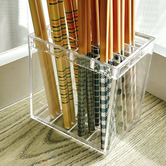 セリア、すごいじゃん…!無印に売ってそうな「天才クリアケース」まさかの使い方が便利すぎた!