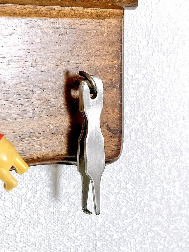 「めっちゃありがたいやつ」ダイソーで見つけた“画期的なアイテム”鍵のつけ外しが楽になった！「マジでスムーズに開けることができました」「鍵ジャラジャラ民の救済アイテムでは…？」