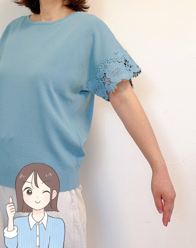 快適すぎて全色ほしい…！ハニーズの“ひんやりトップス”夏のおでかけに手放せない！「触った瞬間ひんやり」「レースの部分がオシャレ」【購入レビュー】