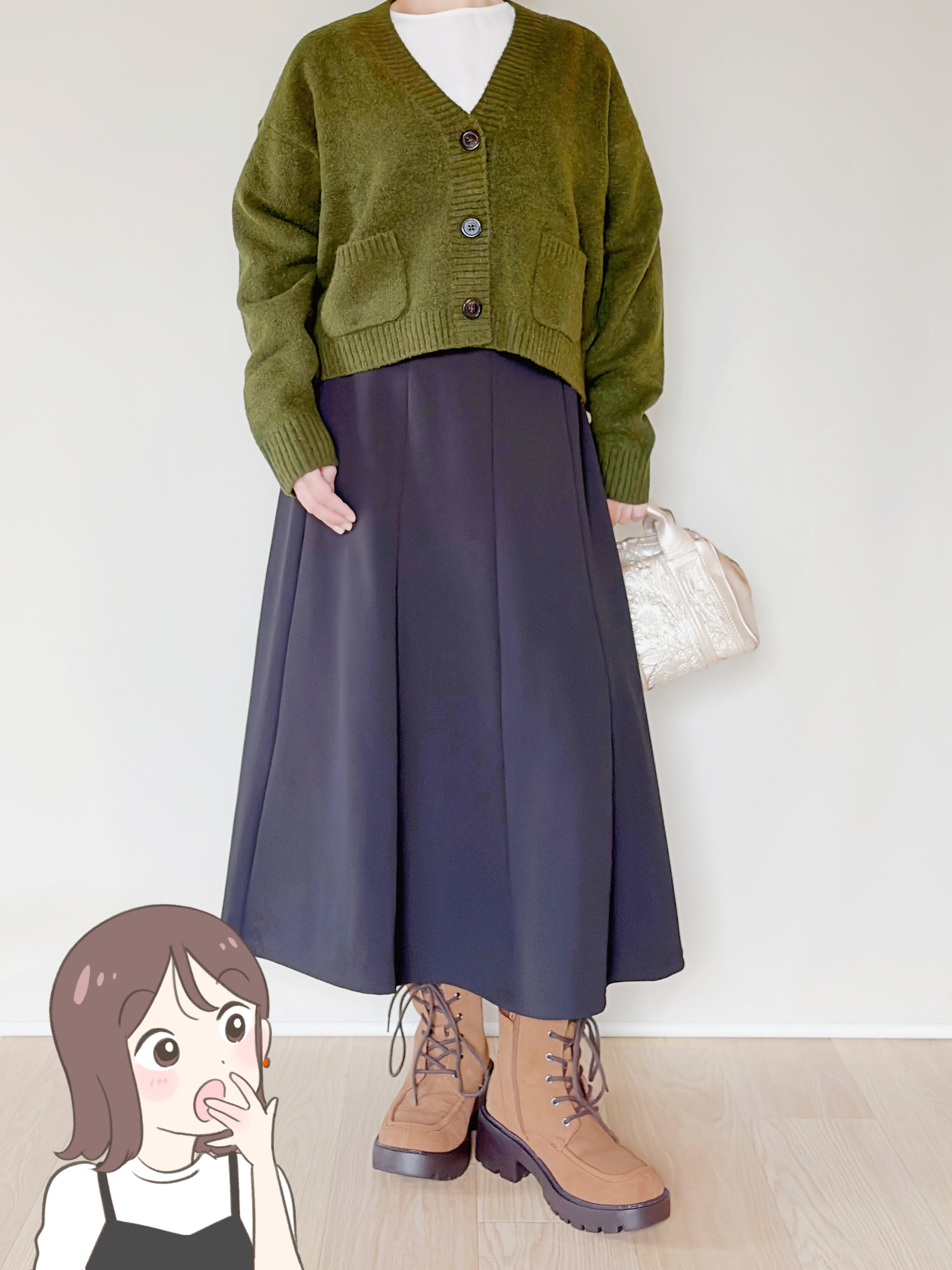 「今年1番買ってよかった」ユニクロの“楽ちんカーディガン”たっぷり着回せて優秀!「ショート丈可愛い」「軽くて暖かい最高」