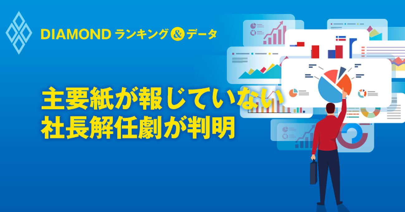 （記事バナーコメント）
主要紙が報じていない社長解任劇が判明