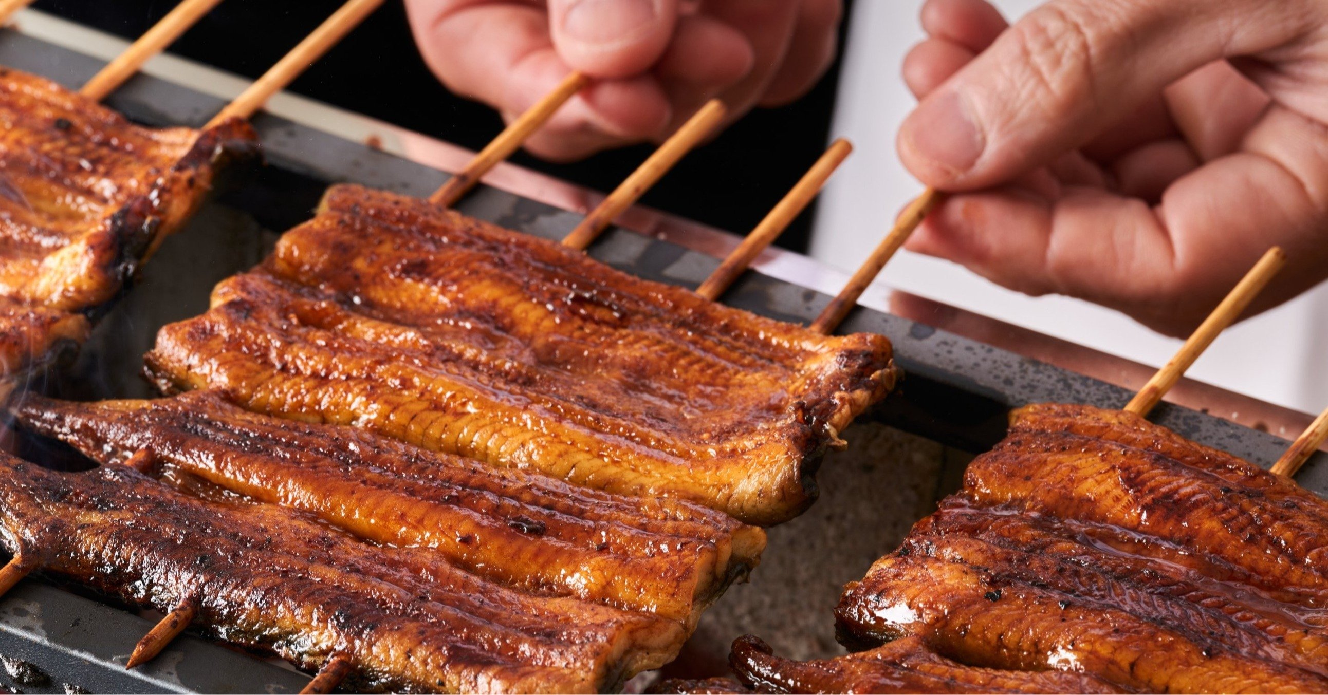 うなぎの蒲焼の調理工程
