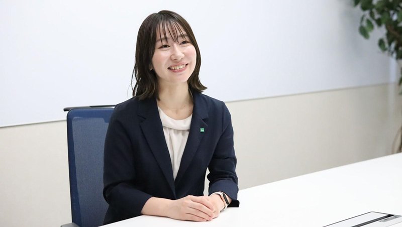 笑顔の男成さん