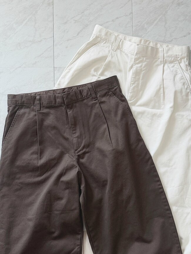 「通年はきたいです！」「体型カバーも◎」ユニクロの“着回しワイドパンツ”きれいめにもカジュアルにも使えて万能です！「春から夏にかけての必須アイテム」