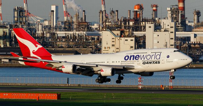 カンタス航空の航空機