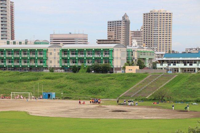 荒川のスーパー堤防