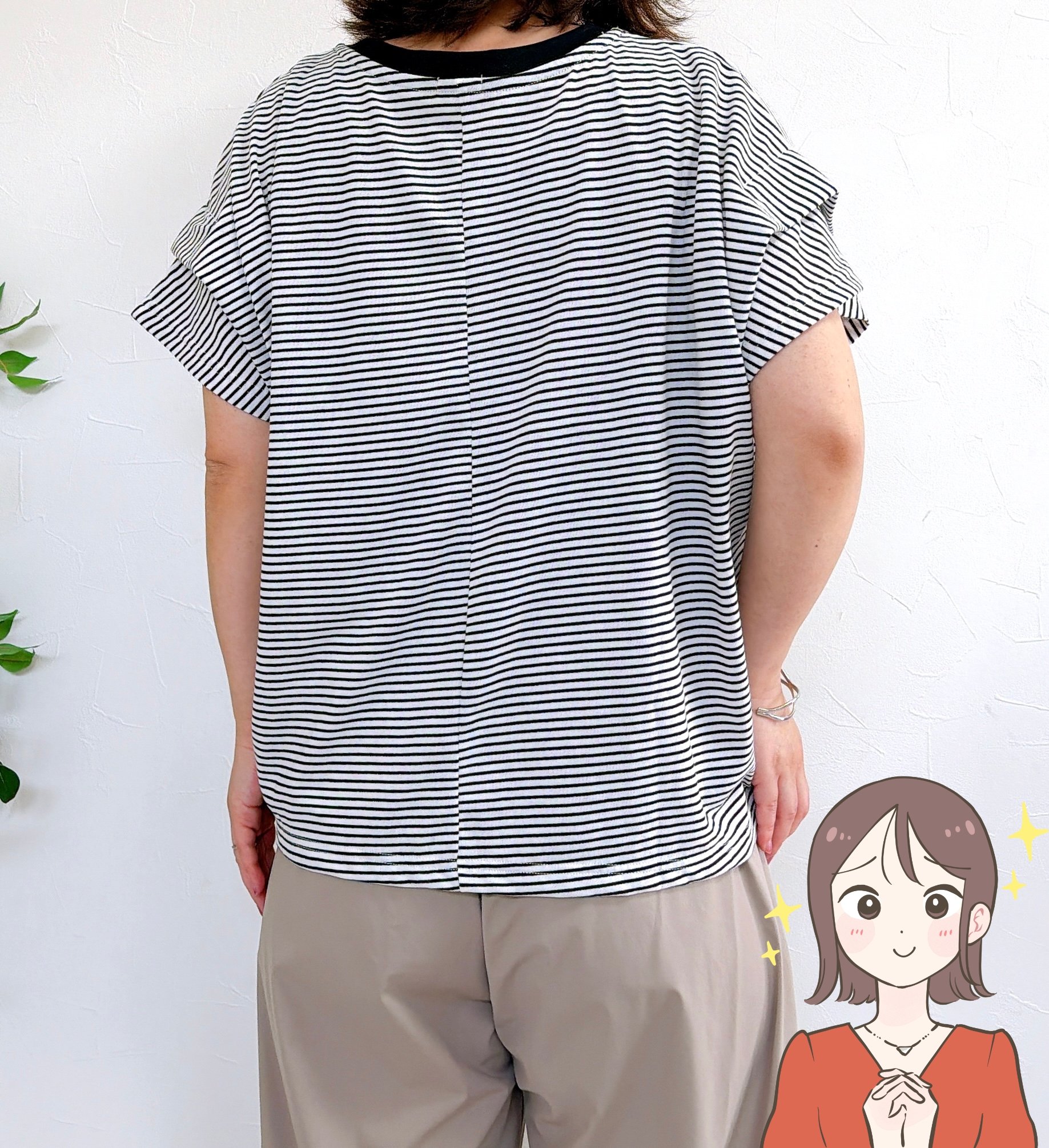 「色違いでリピ確定です！」ハニーズの“大人かわいいトップス”控えめな袖フリルが素敵すぎる…！「サラッとして夏に良い」「キャミワンピースの下に着たい」