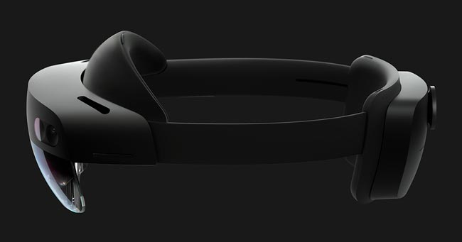 モバイルコンピュータ向けのQualcomm Snapdragon 850を採用したマイクロソフトのMRゴーグル、HoloLens 2 Photo:Microsoft