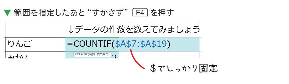 エクセルが劇的に速くなる Countif関数の絶対参照 をマスター 神速excel ダイヤモンド オンライン