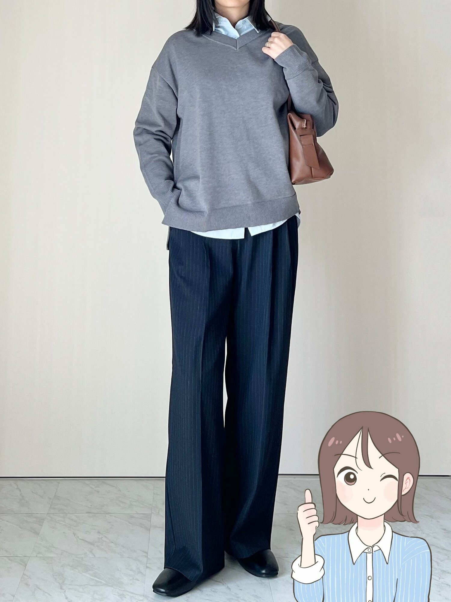 「シルエットがすごく良い」「下半身が綺麗に見える」GUの“楽ちんワイドパンツ”たっぷり着回せてコスパ抜群…！「お気に入りの1枚です」