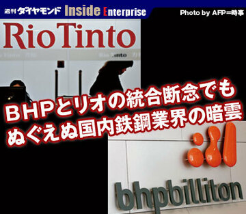 ＢＨＰとリオの統合断念でもぬぐえぬ国内鉄鋼業界の暗雲
