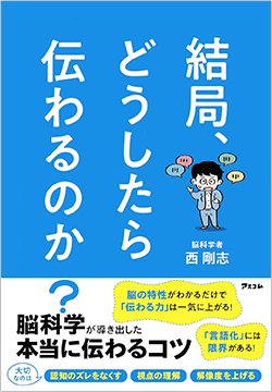 書影『結局、どうしたら伝わるのか？脳科学が導き出した本当に伝わるコツ』（アスコム）