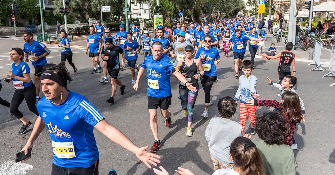 写真:2018年に開催されたテルアビブのマラソン大会