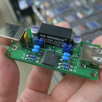 超コンパクトなUSBアイソレーター自作キットにちょい簡単モデル