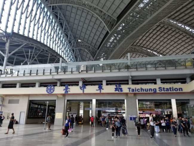 2018年にリニューアル工事が完了した台鐵（台湾鉄道）台中站（駅）