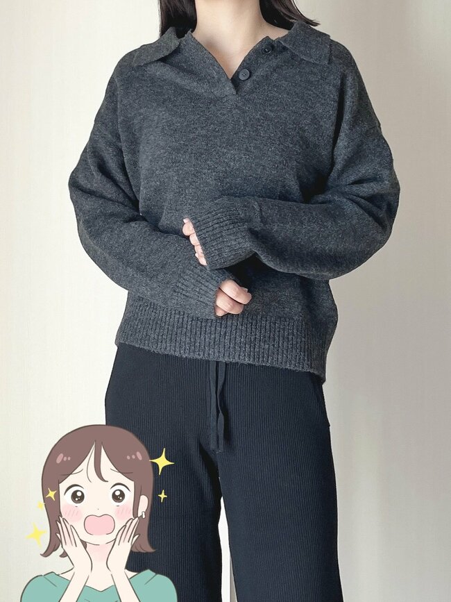 上半身をまるっとカバーしてくれる!GUの“ふんわりニット”ゆるっとしたシルエットが可愛い!「肌触りが気持ち良い!」「別カラーも欲しい」
