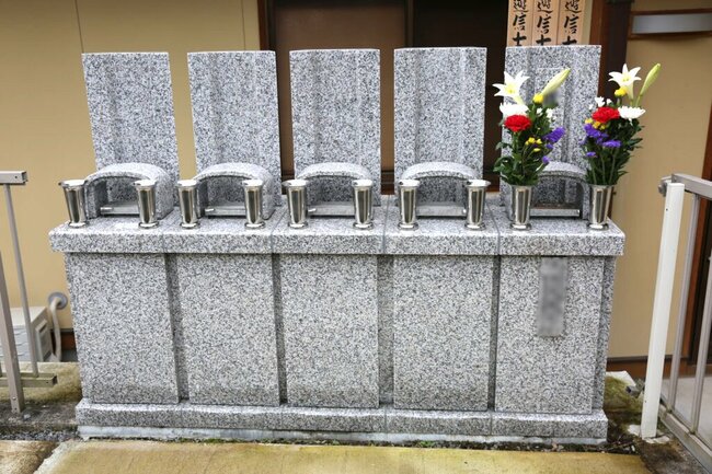 群馬県桐生市にある文昌寺のレンタル墓（写真：文昌寺提供）