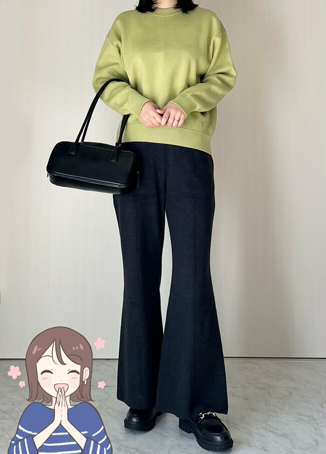 「着痩せします！」「全色揃えました」グローバルワークの“ふんわりパンツ”フレアのシルエットが可愛い！「掘り出し物でした」