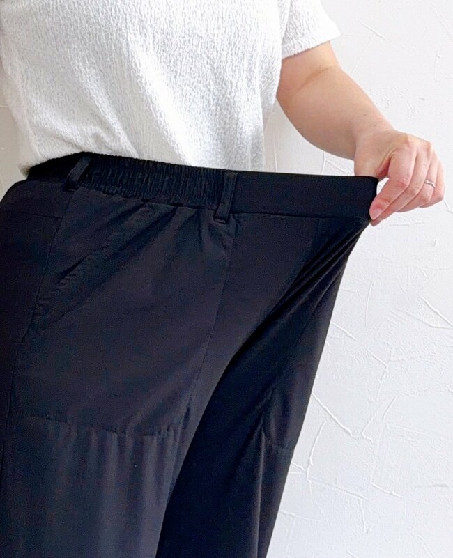 夏中、ずーっと履いてたいわ…!しまむら×ヒヤロンの「ひんやりワイドパンツ」が買って大正解!ゆったり体型カバーもできて手放せない!《購入レビュー》