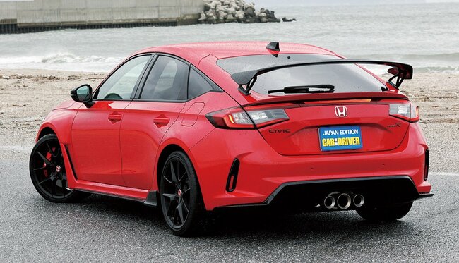 ホンダ・シビック・タイプRレーシングブラックパッケージリアビュー