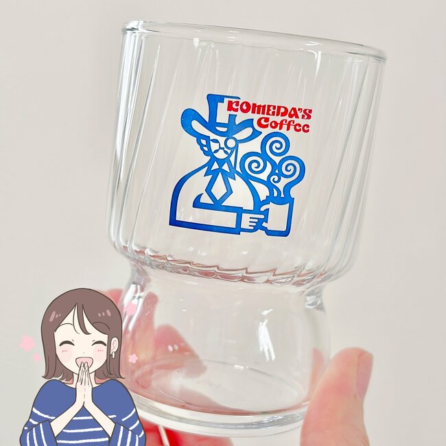 「在庫復活してた」「速攻買った」コメダ珈琲の“昭和レトロなグラス”が可愛すぎる！「家でコメダごっこできるやん」