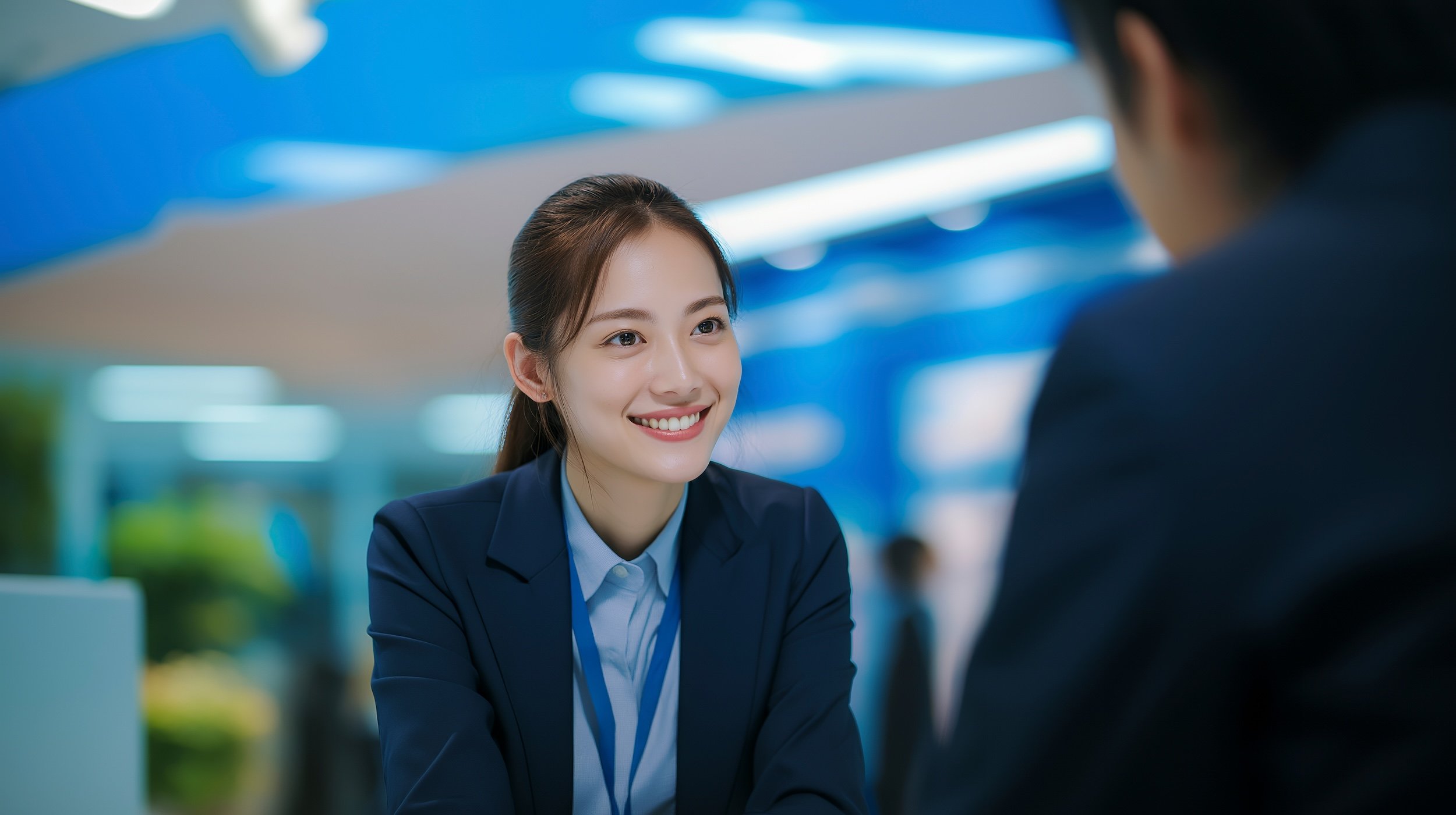 「待っているお客さん」を見かけたとき、無愛想な人は「自分の客じゃないから」と思って無視する。感じのいい人は何をする?