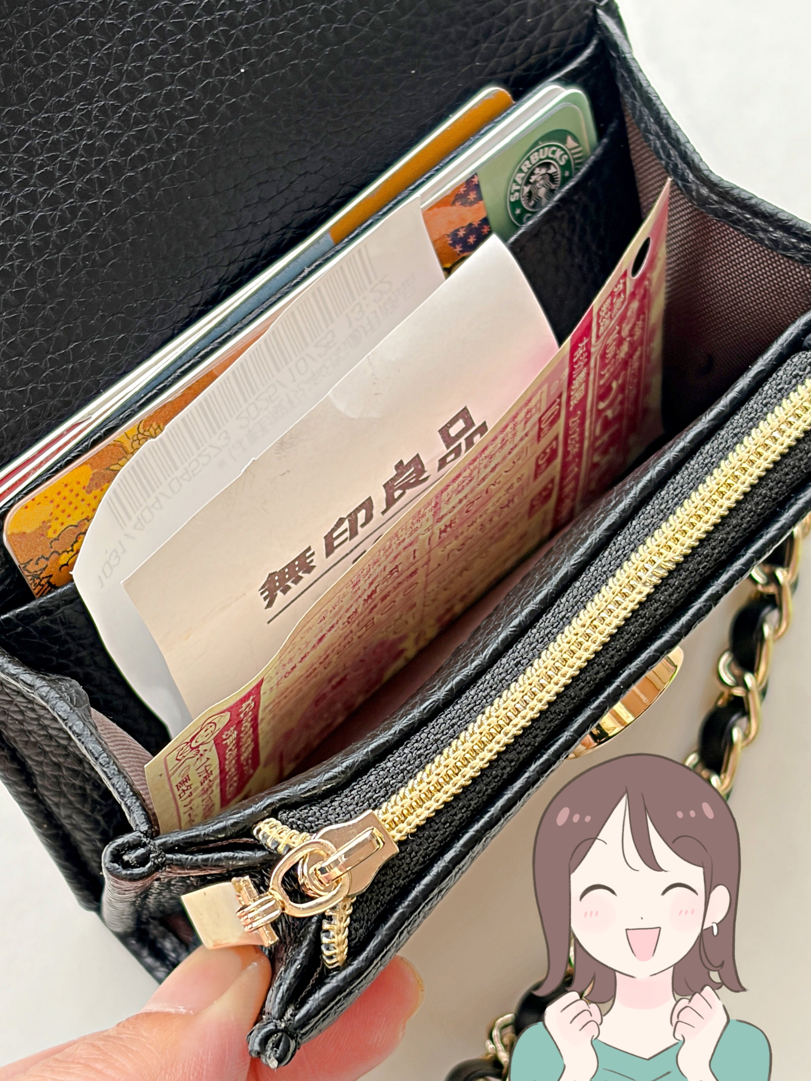 普通の財布に戻れないかも…しまむらの「1639円ミニ財布」手ぶらで持ち歩けて楽ちん!