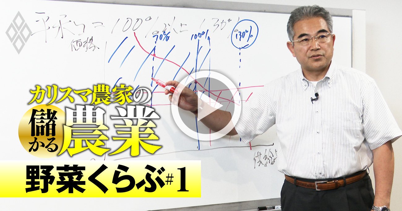 カリスマ農家No.1が直伝、「30年で売り上げ250倍」を実現した5つのポイント【動画】