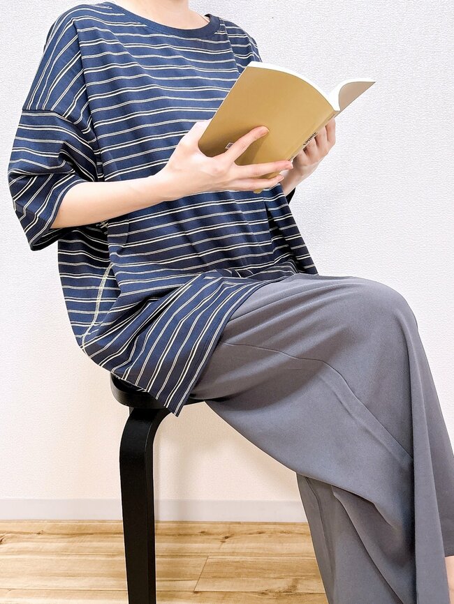 「全色購入しました」GUの“ひんやりワイドパンツ”着心地よすぎて毎日履きたい！「体型をカバーしてくれる優れもの」「通勤にも休日にも使える」【購入レビュー】