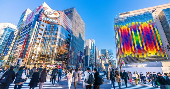 銀座の街並み