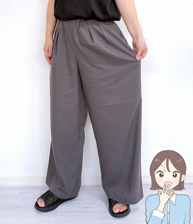 「生地が気持ちいい！」無印良品の“風を通すワイドパンツ”サラッと涼しくて快適！「さらりと着用できて嬉しい」「今から秋、ずっといけそう」《購入レビュー》