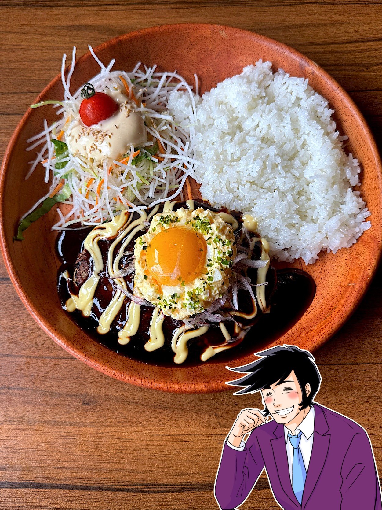 「罪深き旨さ」びっくりドンキーの“月見ハンバーグ”背徳感がたまらないって!「美味しかった、マジで」「飲み物みたいなハンバーグだ」